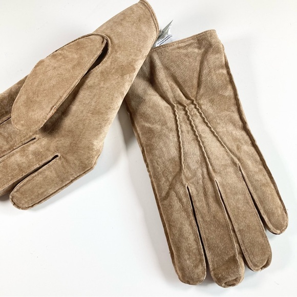 Goodfellow & Co Tan Suede Gloves with Textured Grip - Picture 10 of 12